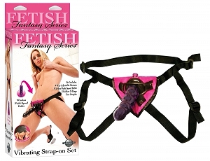 VIBRATING STRAP-ON SET - STRAP ON